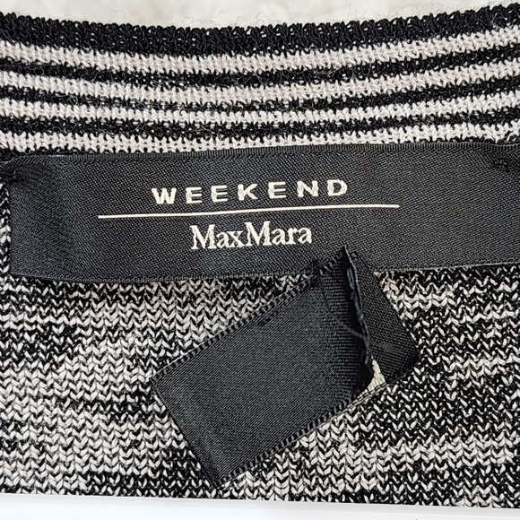 Weekend Max Mara Women's Abstract Jacquard Knit Cardigan Sweater - Picture 4 of 4